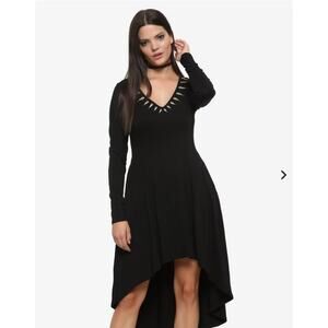 Her Universe Disney Maleficent: Mistress Of Evil Feast Hi-Low Dress, Black,Small